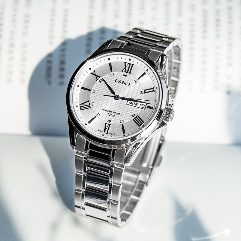 卡西欧小蓝针商务休闲男士手表