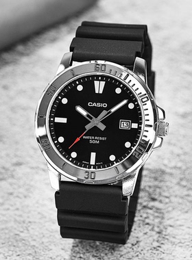 Casio卡西欧手表男士剑鱼防水非机械石英表MTP-VD01-5E海外直邮