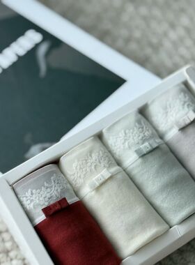 秋冬新品磨毛礼盒～羊绒般的轻盈亲肤纯棉底裆高端奢华