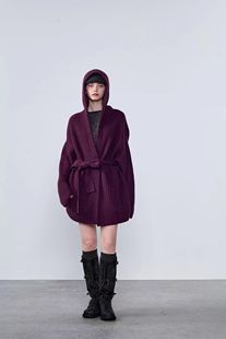 百搭连帽系带显瘦针织开衫 时尚 女 2025秋冬新款 CJZP设计师品牌