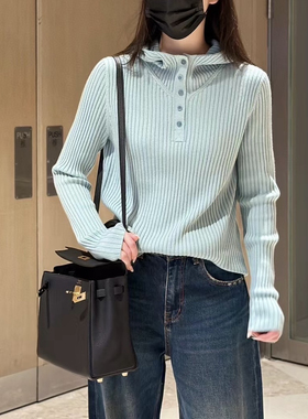 匠心BBE经典款 叠穿神器 刚需B入连帽美利奴羊毛帽衫针织衫