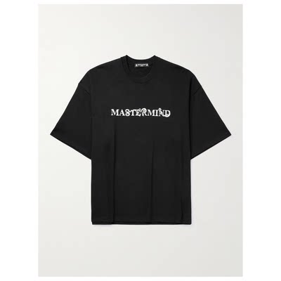 Mastermind World + Tokyo Revengers Mikey 徽标印花 针织T恤男