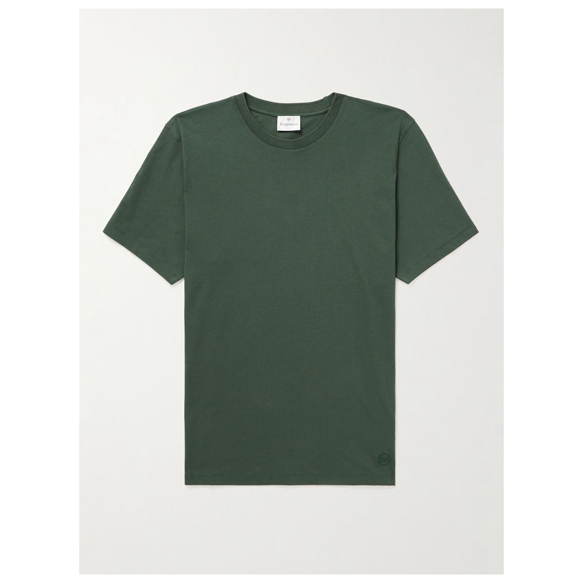 kingsman logo刺绣 针织t恤男户外商务新款衬衫经典休闲