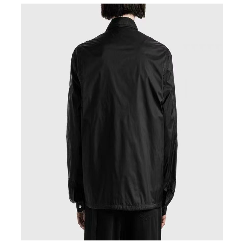 drkshdw by rick owens rick owens drkshdw  男款黑色薄款棒球