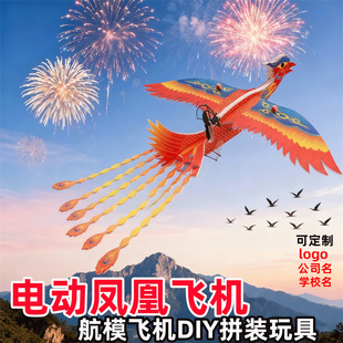 凤凰新款玩具电动飞机火凤凰泡沫手抛无人滑翔机回旋航模工厂货源