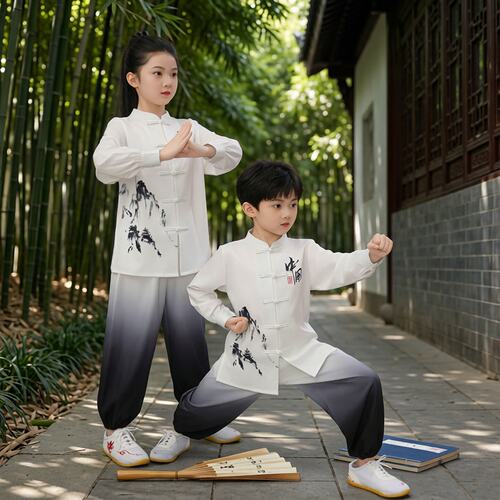 儿童太极服八段锦中国风演出服