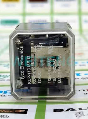 13年老店 Tyco泰科 KUP-11D15F-12 大功率中间电磁继电器 8脚 10A