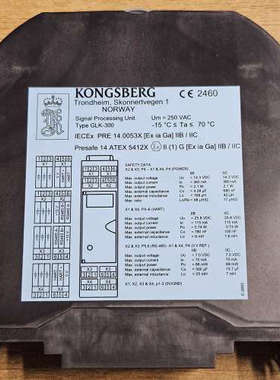 konsberg GLK-300 GLK-300-CLS 模块全新原装现货议价