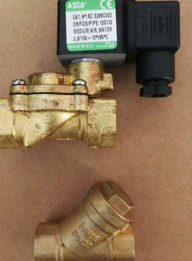 ASCO空气/水电磁阀SC E238C002接口12G 1/2现货