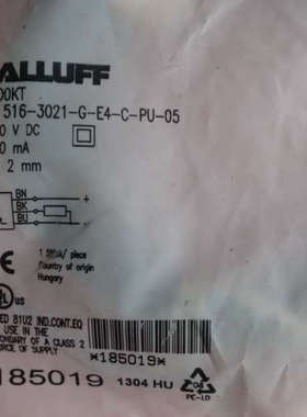 全新原装BALLUFF巴鲁夫BES 516-3021-G-E4-C-PU-05 BES00KT 现货