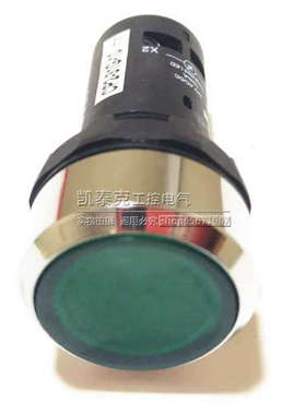 ABB平头带灯按钮 CP2-31G-10 24V 自锁 CP2-33G-10 220V 绿色