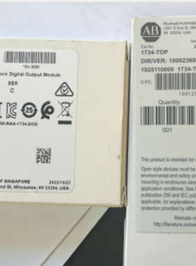 1734-OB8 AB罗克韦尔模块 1734-TOP 全新原装进口 正品