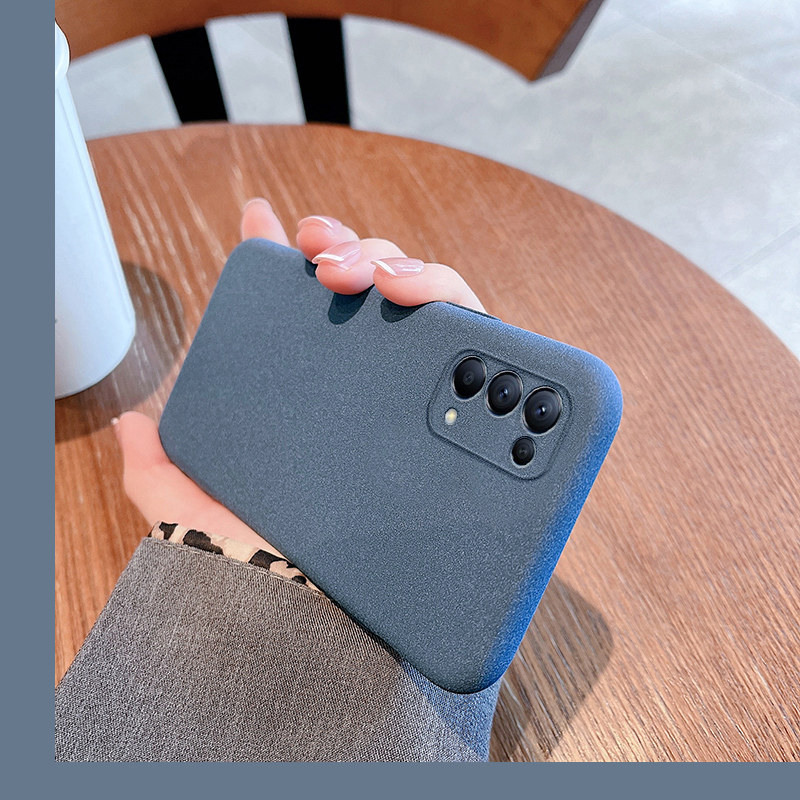 岩砂软壳oppo reno5手机壳磨砂reno5pro手机套纯色opporeno5pro 手机