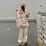 韩系肌理感羽绒棉服女冬季新款学院风宽松小个子加厚面包服外套潮，女装棉衣/棉服，浙宝173