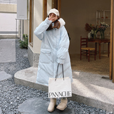 爆款大毛领羽绒棉服女中长款2024年冬季新款韩版宽松加厚棉衣棉袄，女装棉衣/棉服，浙宝173