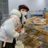 设计款2024新款撞色拼接加厚大毛领加厚棉衣8166-P165-K248，女装棉衣/棉服，浙宝173