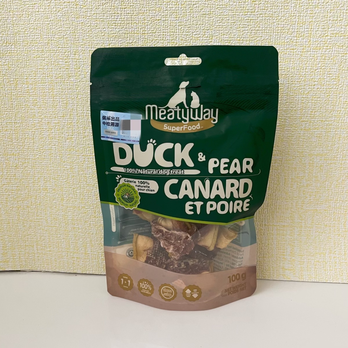 爵宴meatyway鸭肉雪梨卷100g