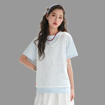 2025夏款女大童时尚中学生两件套