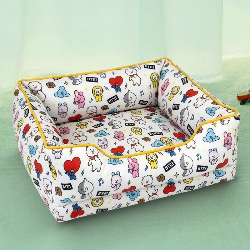 狗窝全可拆洗防抓耐咬不粘毛特厚牛津帆布四季通用夏季猫狗床垫窝