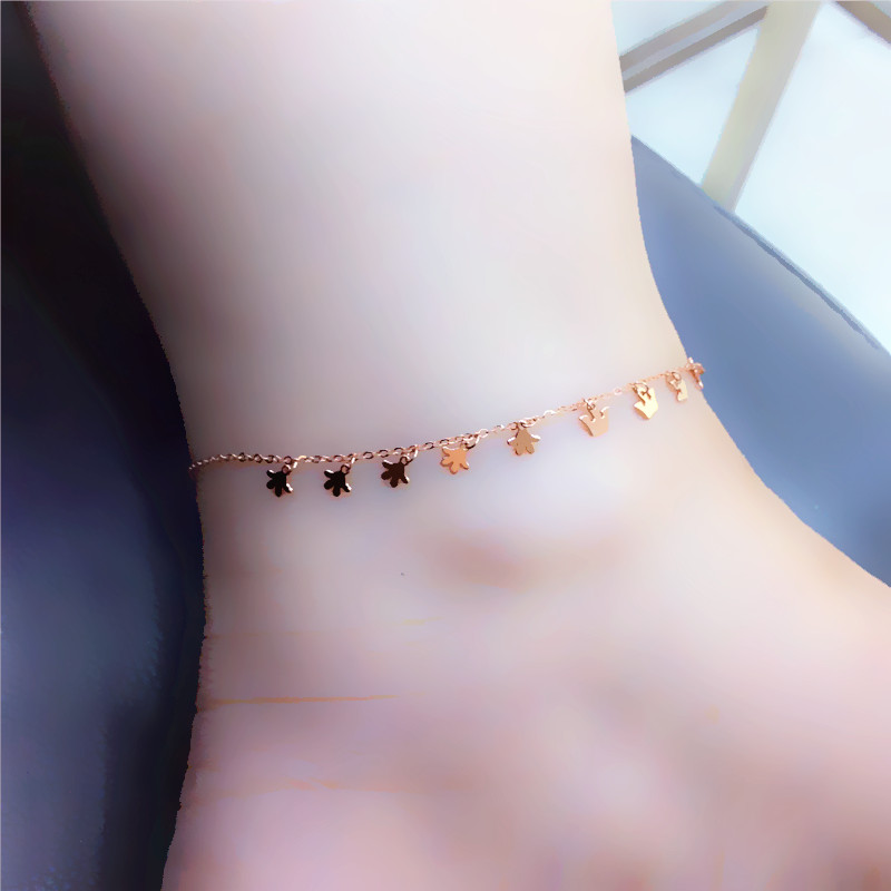 太太珠宝俄罗斯紫金精致送礼脚饰