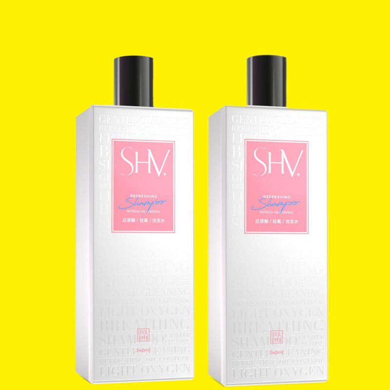喜善国际shv还原酸洗发水发膜升级版新包装轻氧护发乳套装无硅油