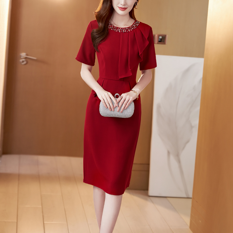 2022新款高级聚酯显瘦