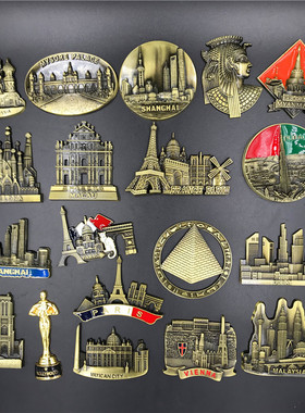 高档3D立体冰箱贴美奥地利西班牙迪拜俄罗斯refrigerator magnet