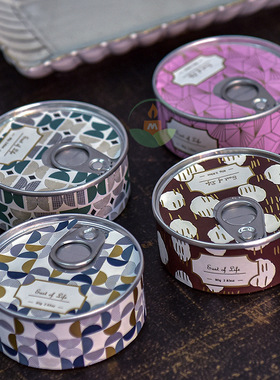 Aromatherapy香薰蜡烛无烟伴手礼品家用复古易拉罐香氛candles