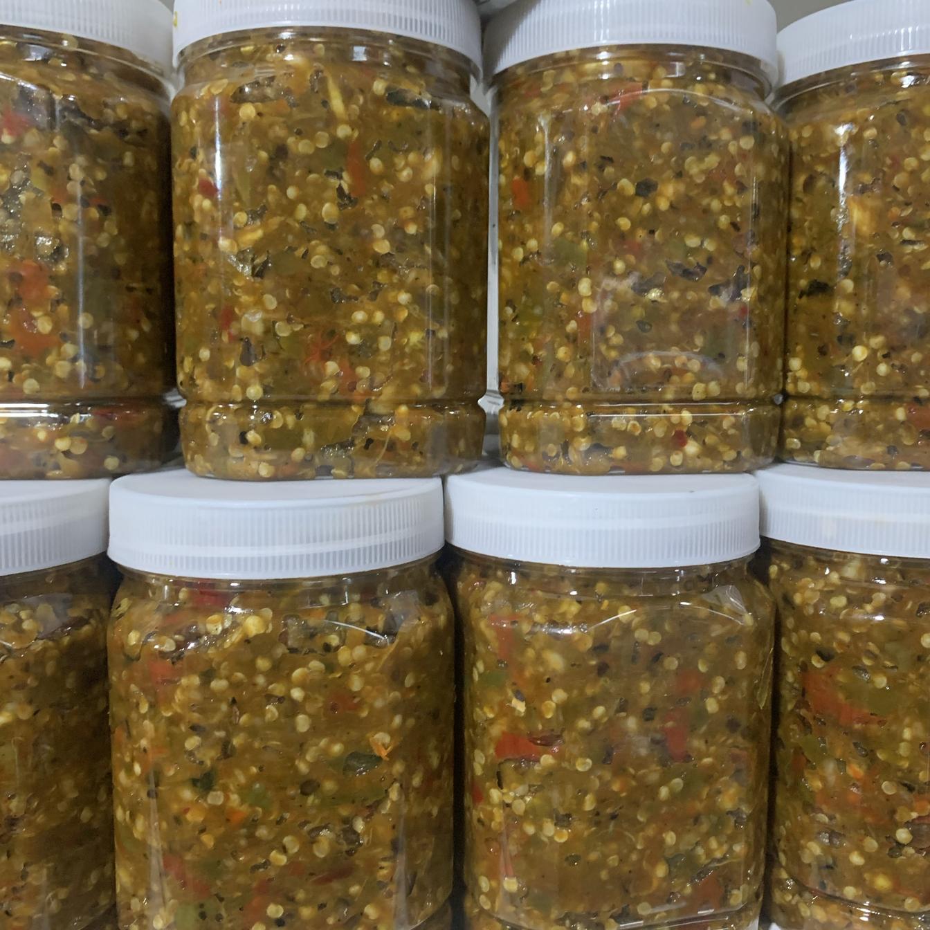 蒜海椒手工辣椒瓶装380克