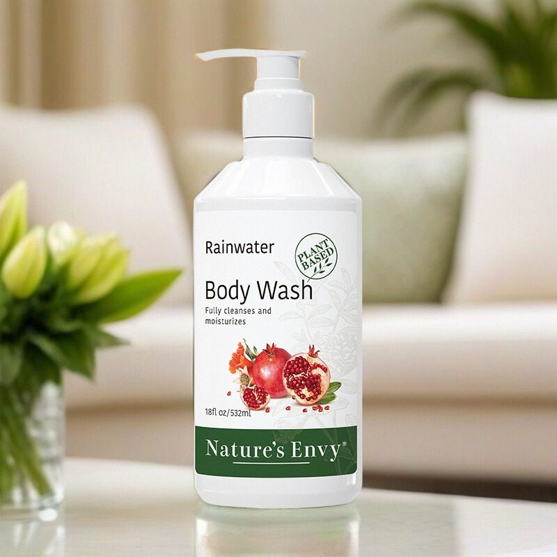 美国天然之扉红石榴水润沐浴露