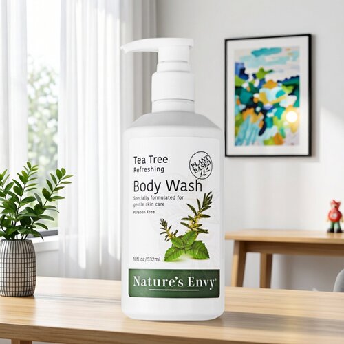 天然之扉茶树清凉沐浴露532ml