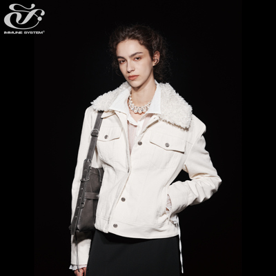 毛领可拆卸外套IMMUNESYSTEM