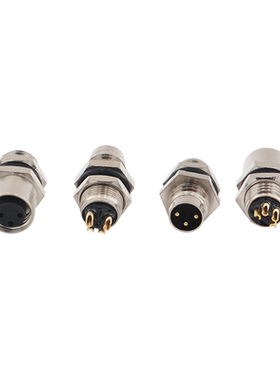 m12防水连接器防水连接器-4芯5芯