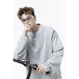 1016-CT005-P45美式复古剪裁长袖T恤小众设计感结构打底衫，男装T恤，星座1016