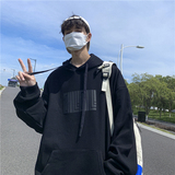 1016-BW57-P65秋冬发泡字母印花连帽加绒卫衣，男装卫衣，星座1016