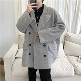 1016-A0102025秋装中长款毛呢大衣外套单P95+加棉P105【现货】，男装毛呢大衣，星座1016