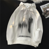 暗黑系hiphop潮牌卫衣男秋季设计感项链连帽上衣美式街头宽松外套，男装卫衣，星座1016