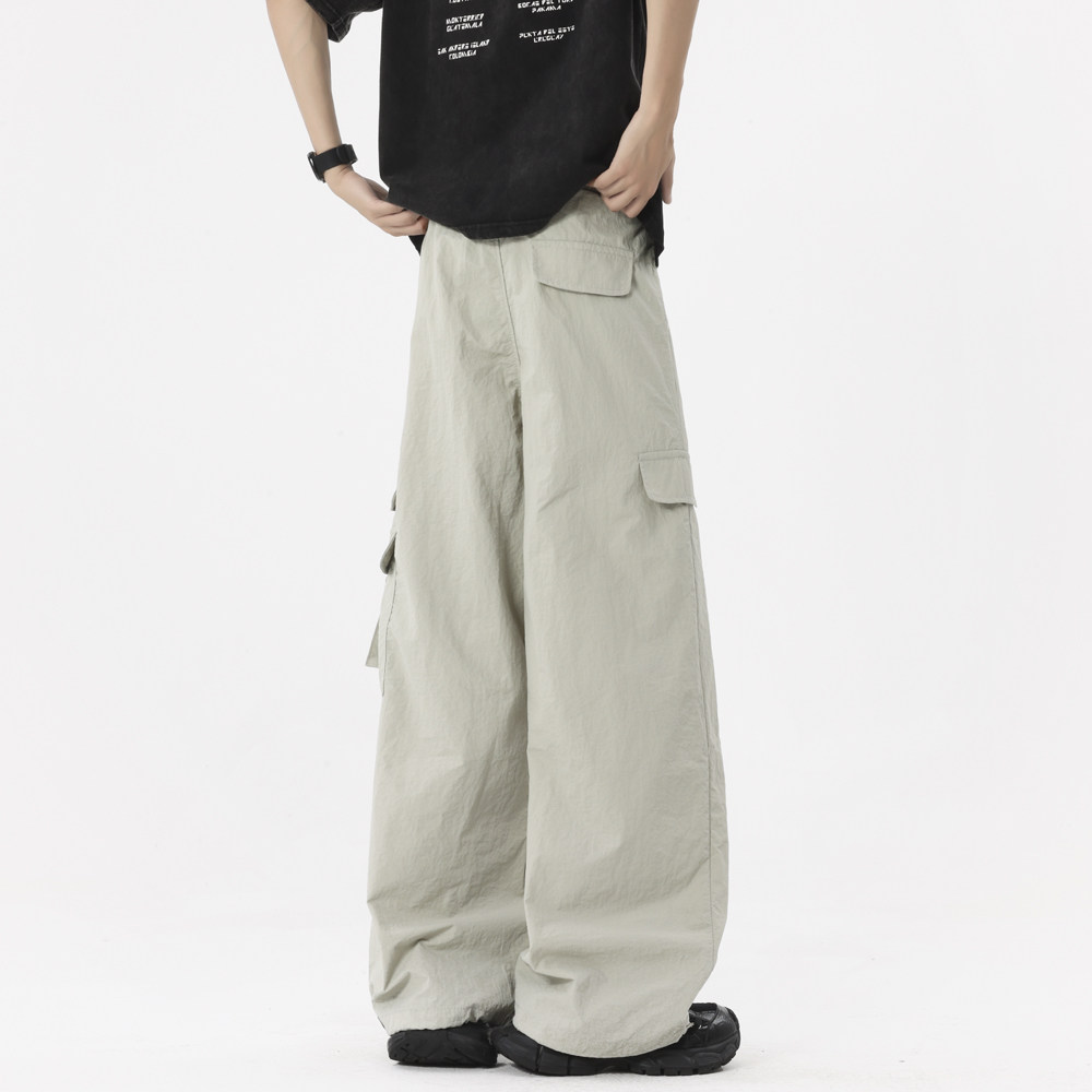 1016-K323-P48现货夏季宽松工装阔腿裤男女简约户外薄款速干裤子,男装工装外套,星座1016