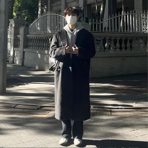 1016-F05-P128 冬季毛呢外套高级感呢大衣中长款呢子风衣图片