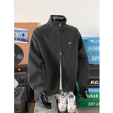1016-WY5080-特P55420G重磅开衫卫衣立领双开拉链简约外套，女装短外套，星座1016