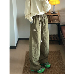 1016-MK01-P68 美式复古宽松直筒加厚棉裤御寒休闲裤滑雪裤登上裤图片