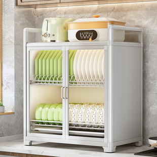 厨房碗柜碗架沥水架碗筷台面餐具碗盘碗碟收纳架铝合金家用多功能