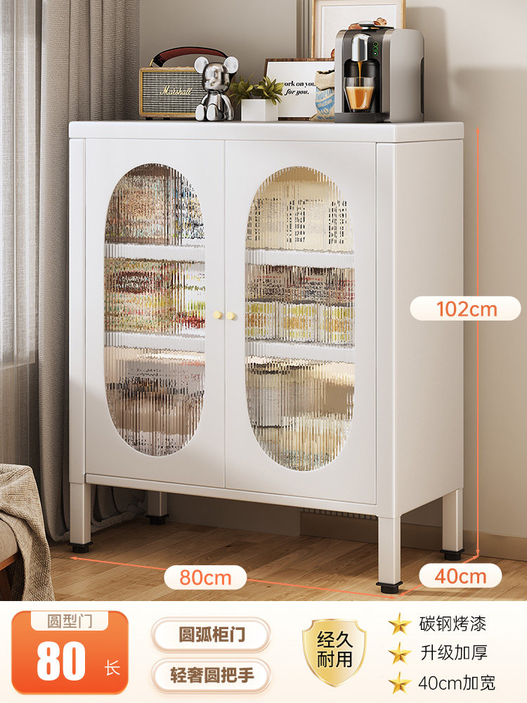 帅仕餐边柜厨房置物架落地多层微波炉锅具咖啡机家电收纳储物橱柜