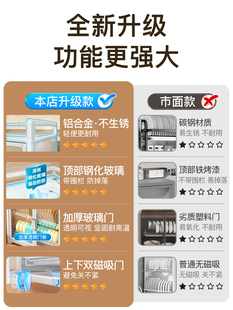 厨房碗柜碗架沥水架碗筷台面铝合金家用多功t能小型碗盘碗碟收纳