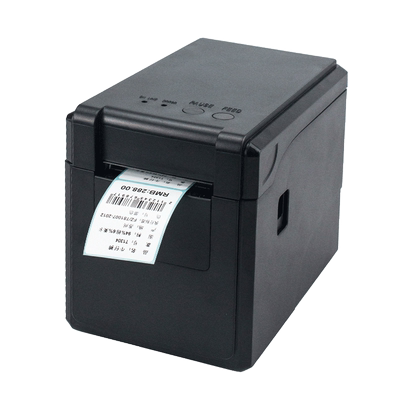 佳博串口二维码甜品店贴纸打印机