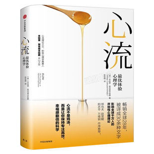 心流 体验心理学 心流书籍正版包邮 米哈里契克森米哈赖 万维钢作序提升幸福感和生活效率 积极心理学心理学书籍 中信出版社