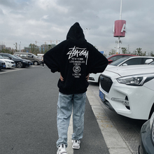 美潮stussy斯图西冬季羊羔绒棉服1