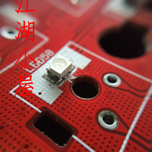 键盘灯珠3528贴片led灯珠机械键盘背光灯红黄蓝绿白RGB暖白轴下灯