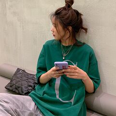 Hong Kong style new short sleeve fat half sleeve T-shirt