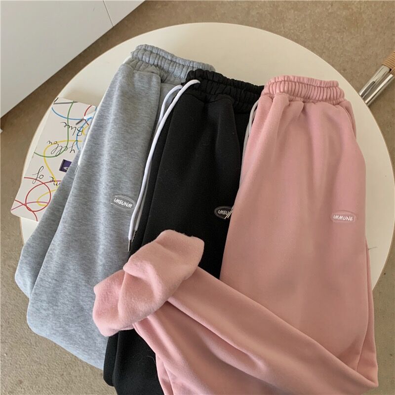 Real photo 2021 new Harem Pants 300g thick and thin